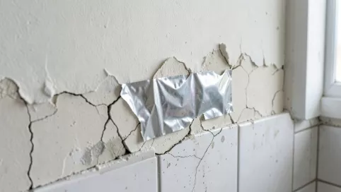 czy na folie w płynie można kłaść tynk